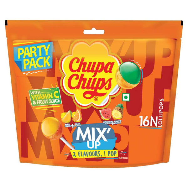 Chupa Chup, Mix'up Lollipos party Pack, 192 g, 16 pc – Fetch N Buy