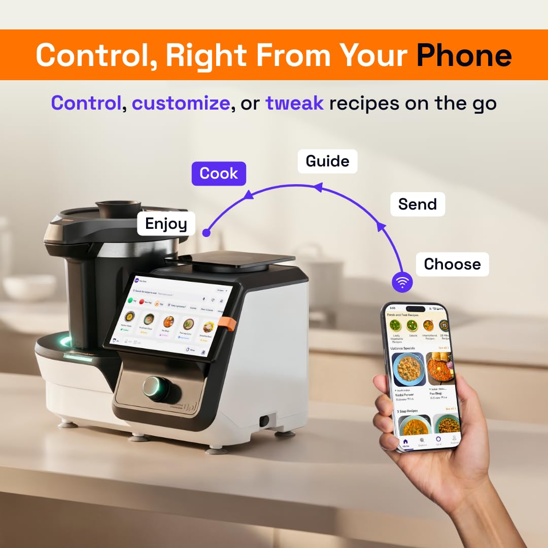Upliance 2.0 Smart Cooking Appliance | Cook 750+ Dishes Faster | In-Ap ...