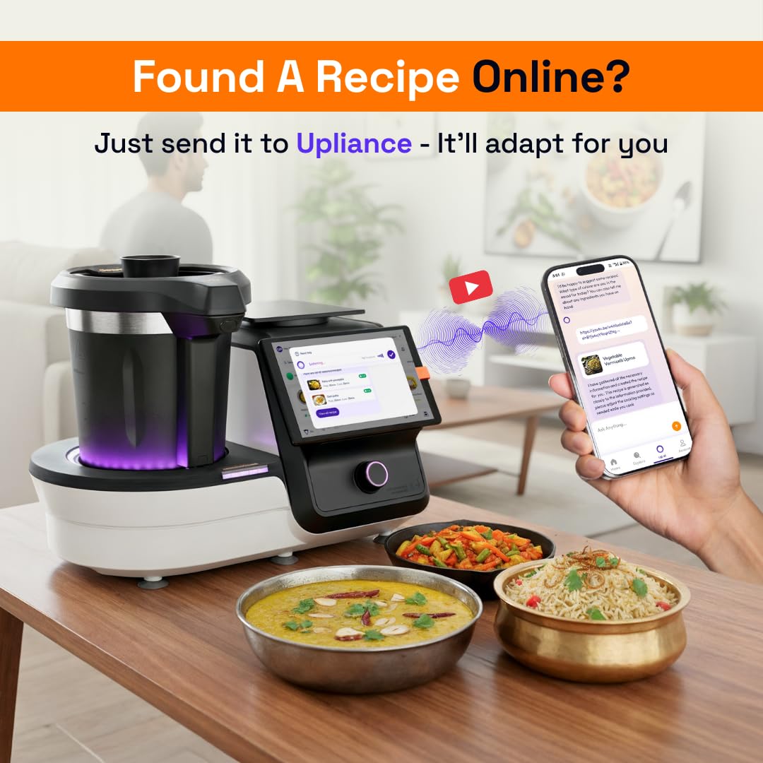 Upliance 2.0 Smart Cooking Appliance | Cook 750+ Dishes Faster | In-Ap ...