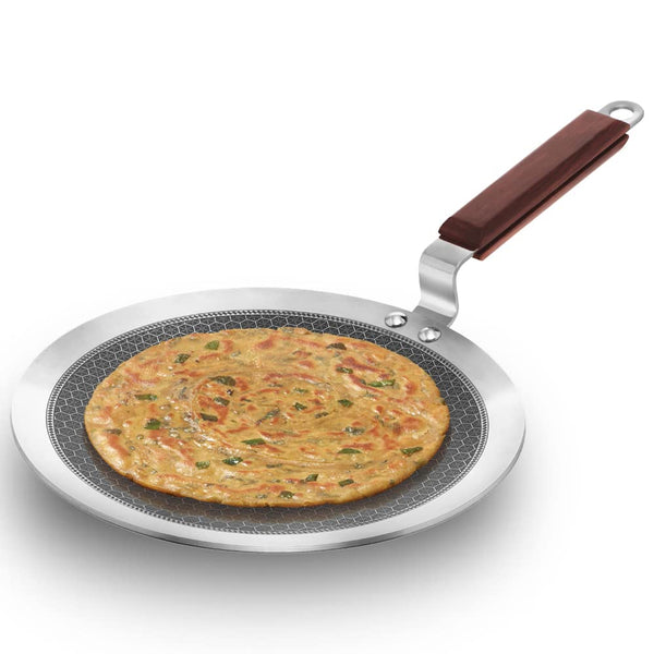 Stahl Hybrid Triply Stainless Steel Non Stick Dosa Roti Tawa