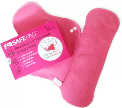 Real Relief India Safepad Antimicrobial Reusable pads Sanitary Pad (Pa ...