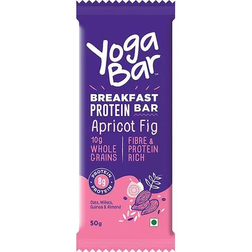 Yoga Bar Breakfast Protein Bar - Apricot Fig, 50 g – Fetch N Buy
