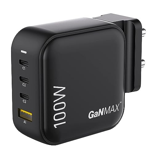 Ambrane 18 Watt Charging Ambrane 100W Charger Adapter, Ports Type